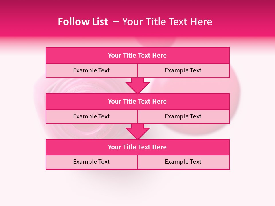 Makeup Macro White PowerPoint Template