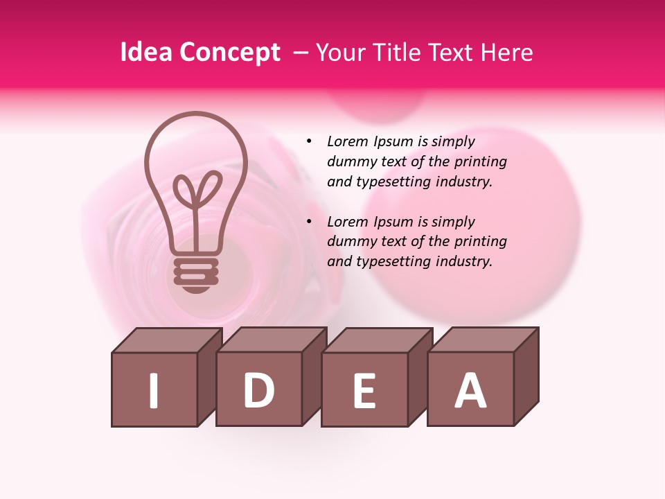 Makeup Macro White PowerPoint Template