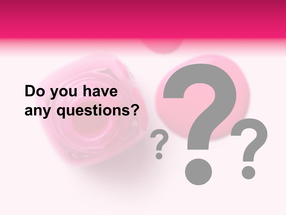 Makeup Macro White PowerPoint Template