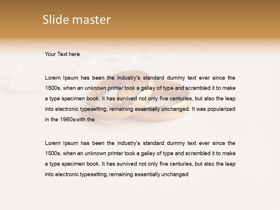 Wedding Macro Two PowerPoint Template