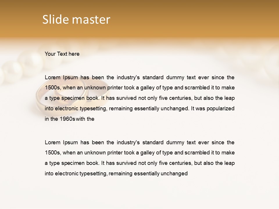 Fashion Card Marriage PowerPoint Template