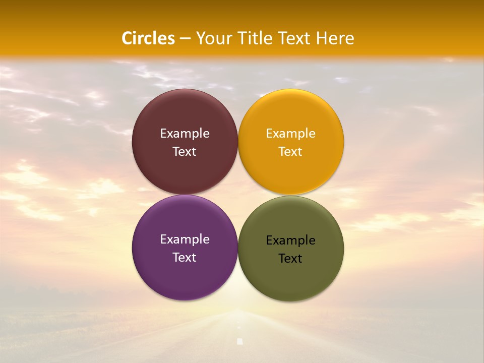 Movement Nature Hill PowerPoint Template