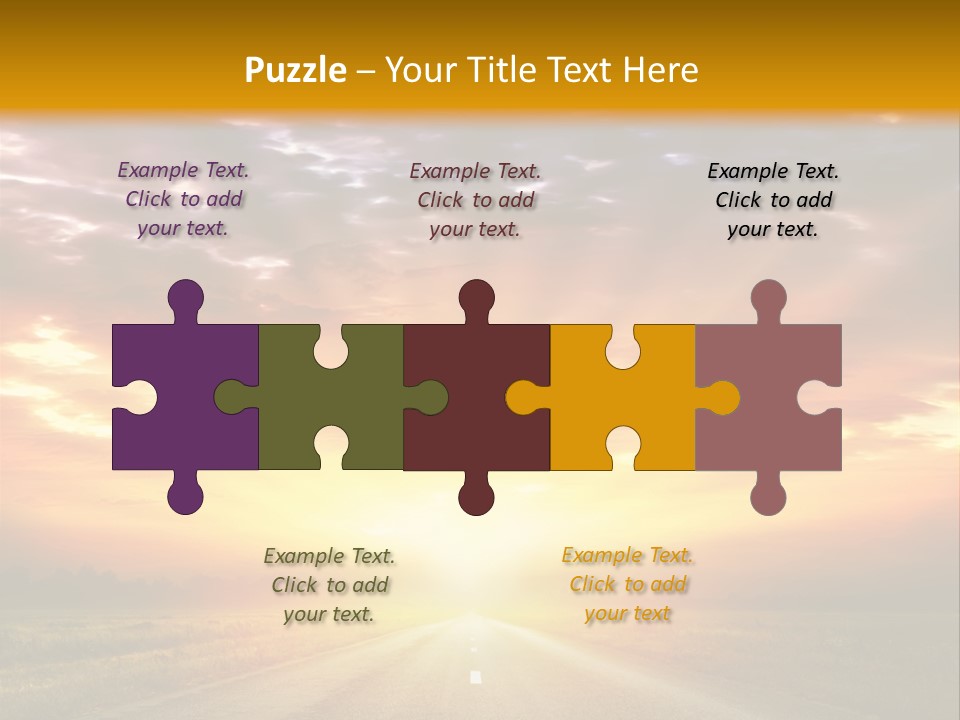 Movement Nature Hill PowerPoint Template