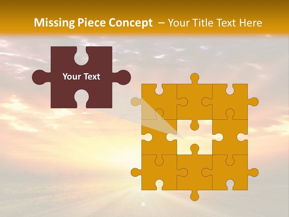 Movement Nature Hill PowerPoint Template