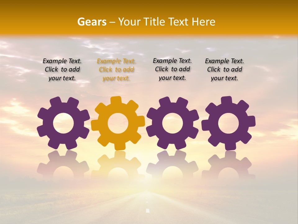 Movement Nature Hill PowerPoint Template