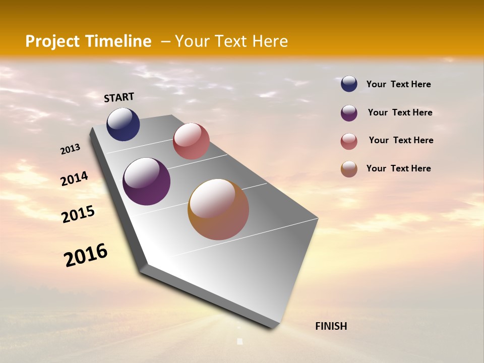 Movement Nature Hill PowerPoint Template