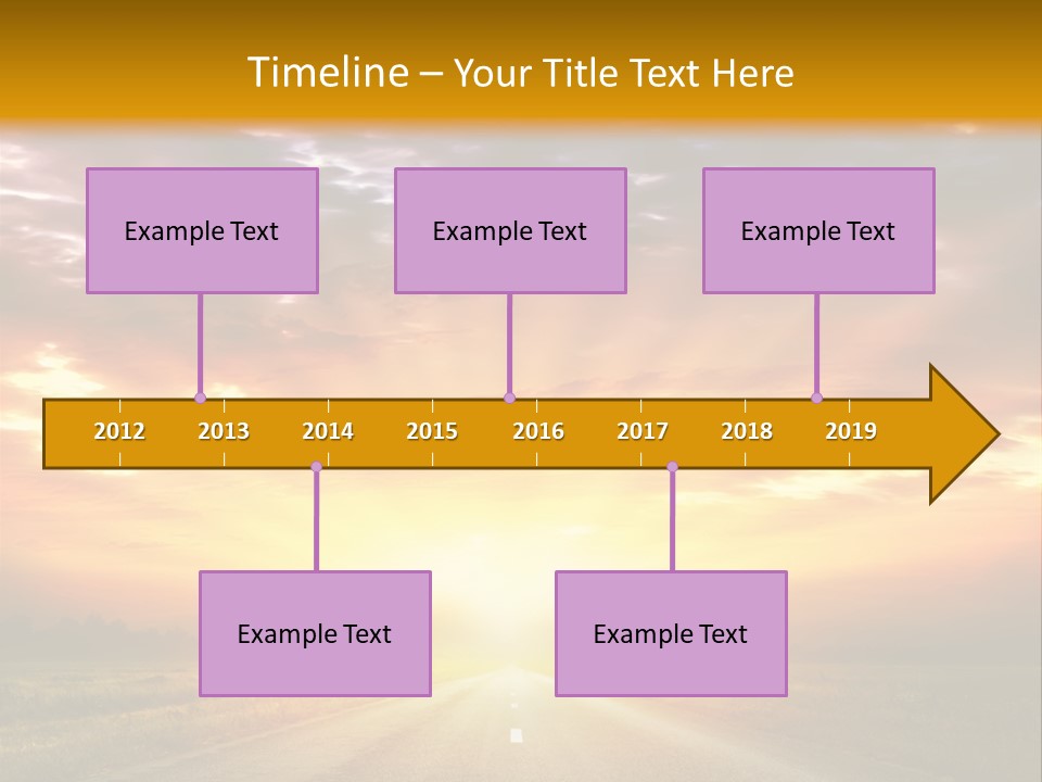 Movement Nature Hill PowerPoint Template