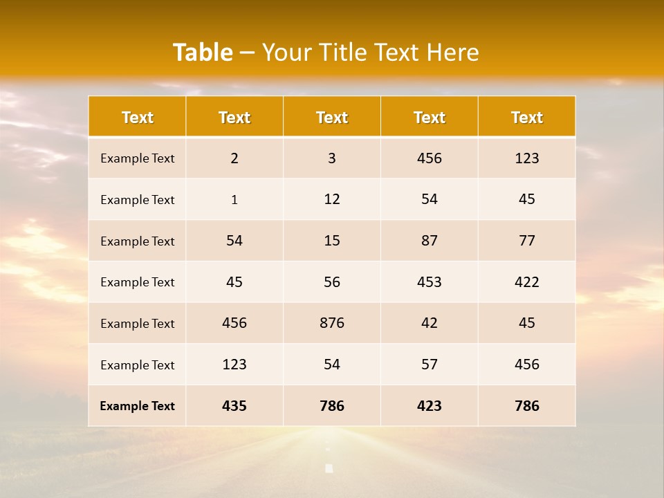 Movement Nature Hill PowerPoint Template