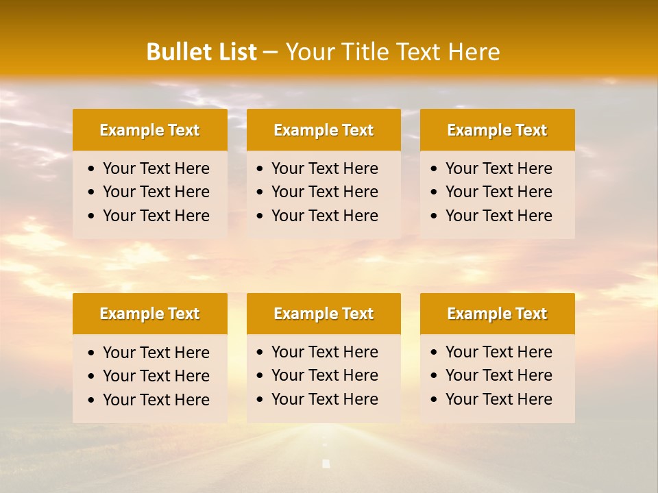 Movement Nature Hill PowerPoint Template