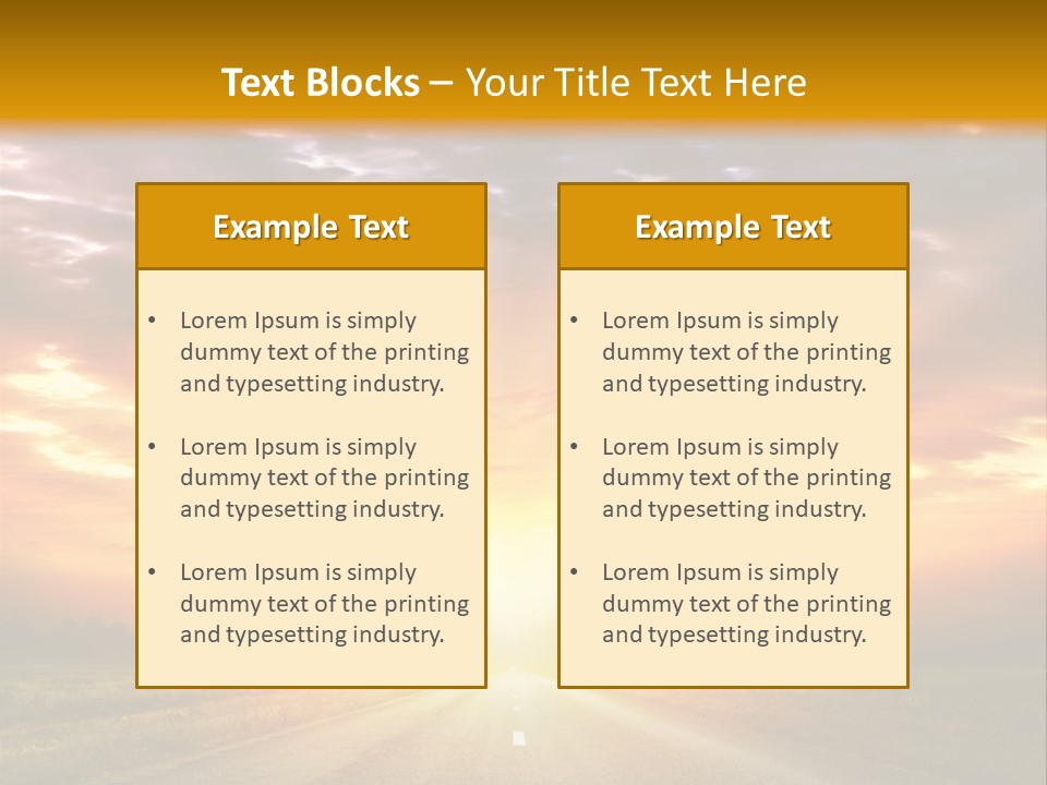 Movement Nature Hill PowerPoint Template