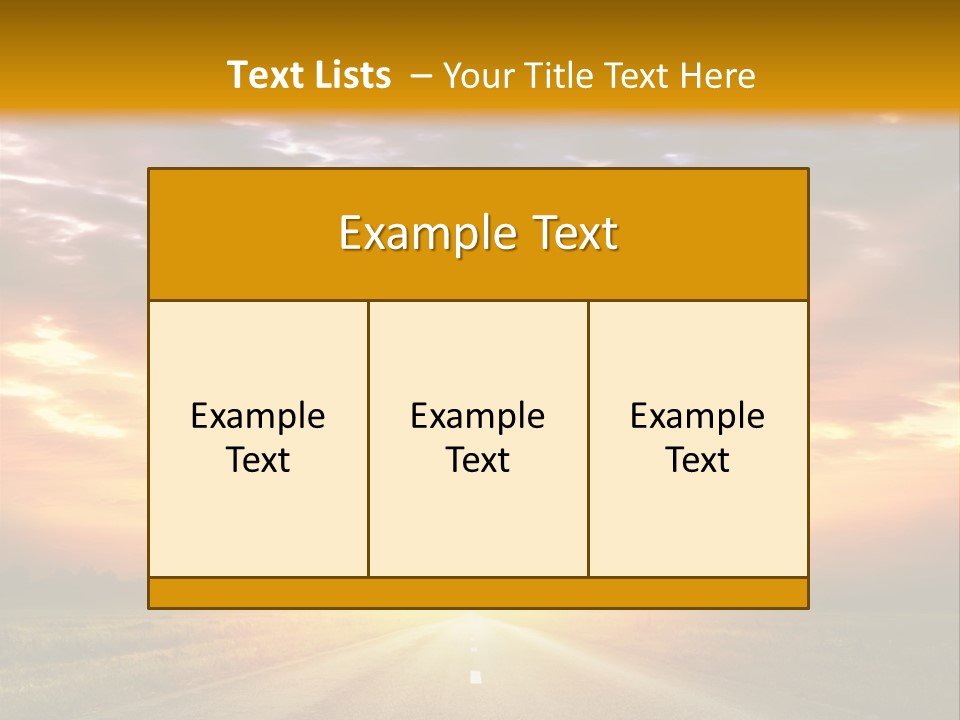 Movement Nature Hill PowerPoint Template