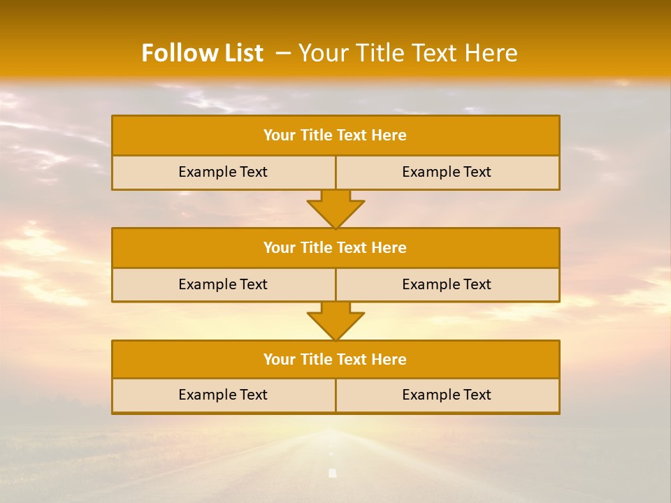 Movement Nature Hill PowerPoint Template