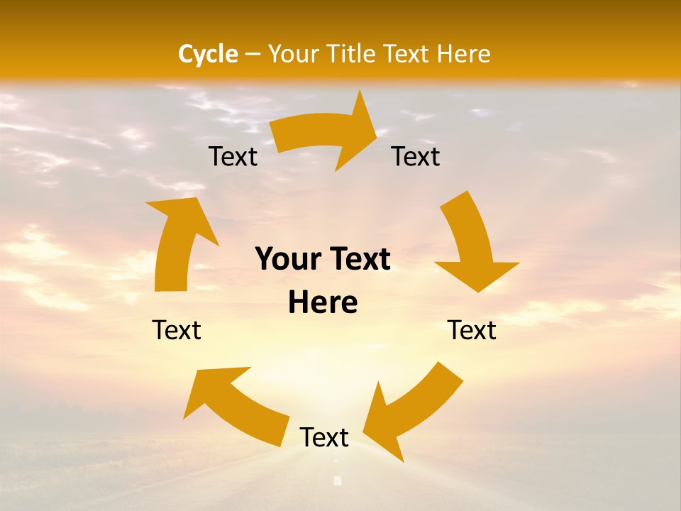 Movement Nature Hill PowerPoint Template
