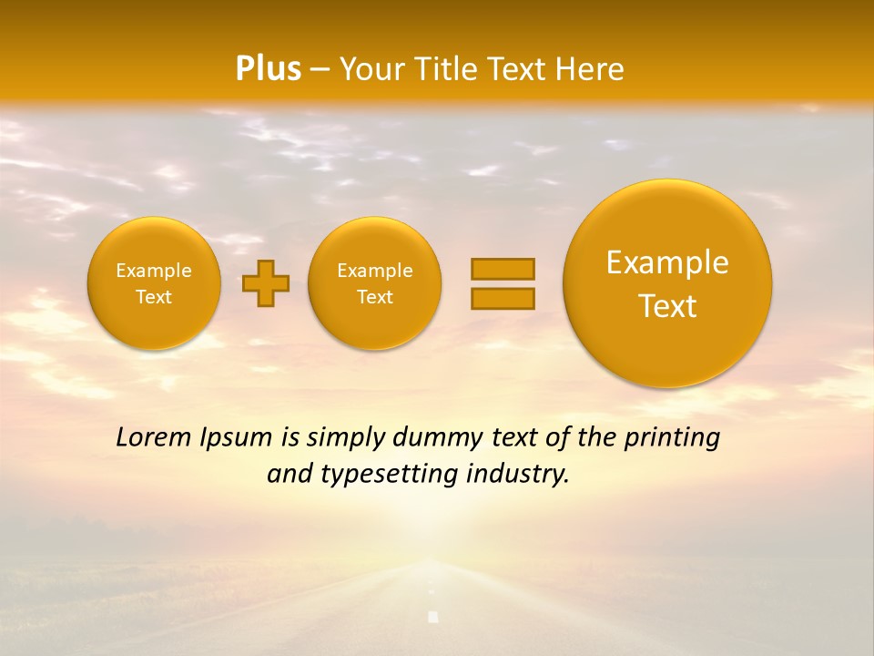 Movement Nature Hill PowerPoint Template