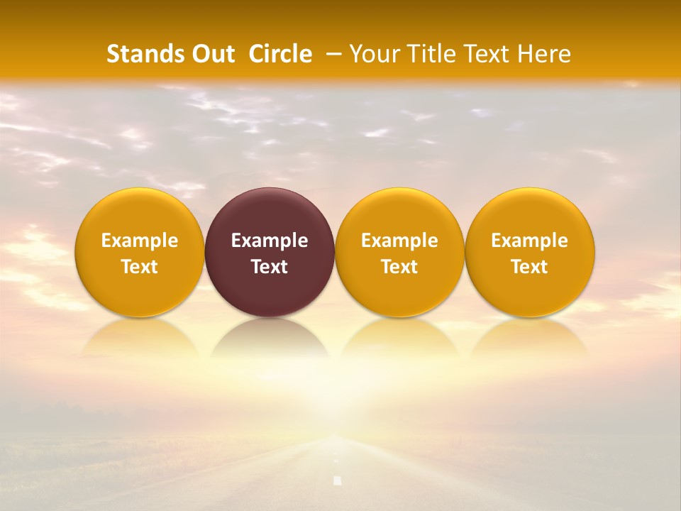 Movement Nature Hill PowerPoint Template