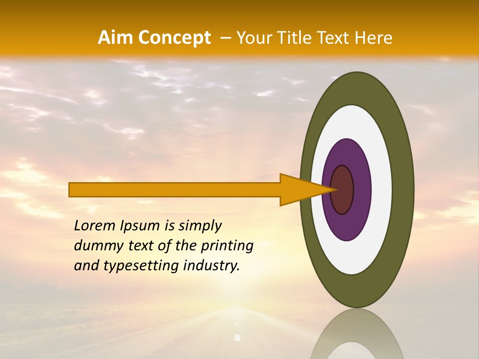 Movement Nature Hill PowerPoint Template