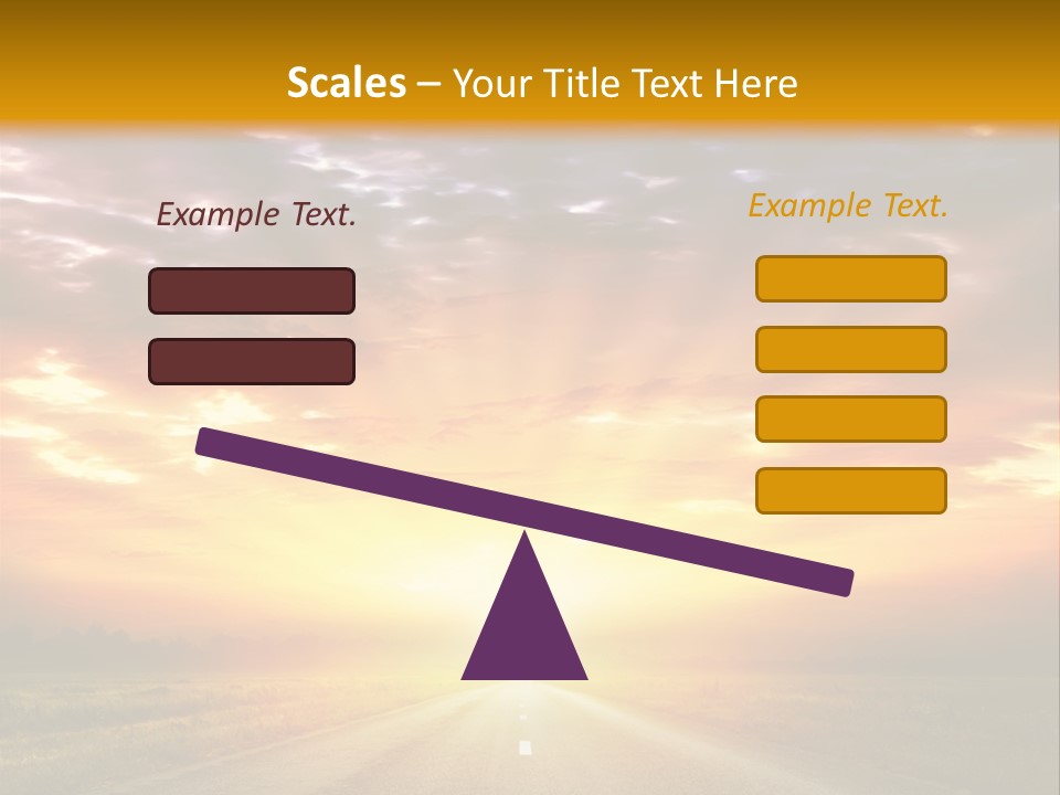Movement Nature Hill PowerPoint Template