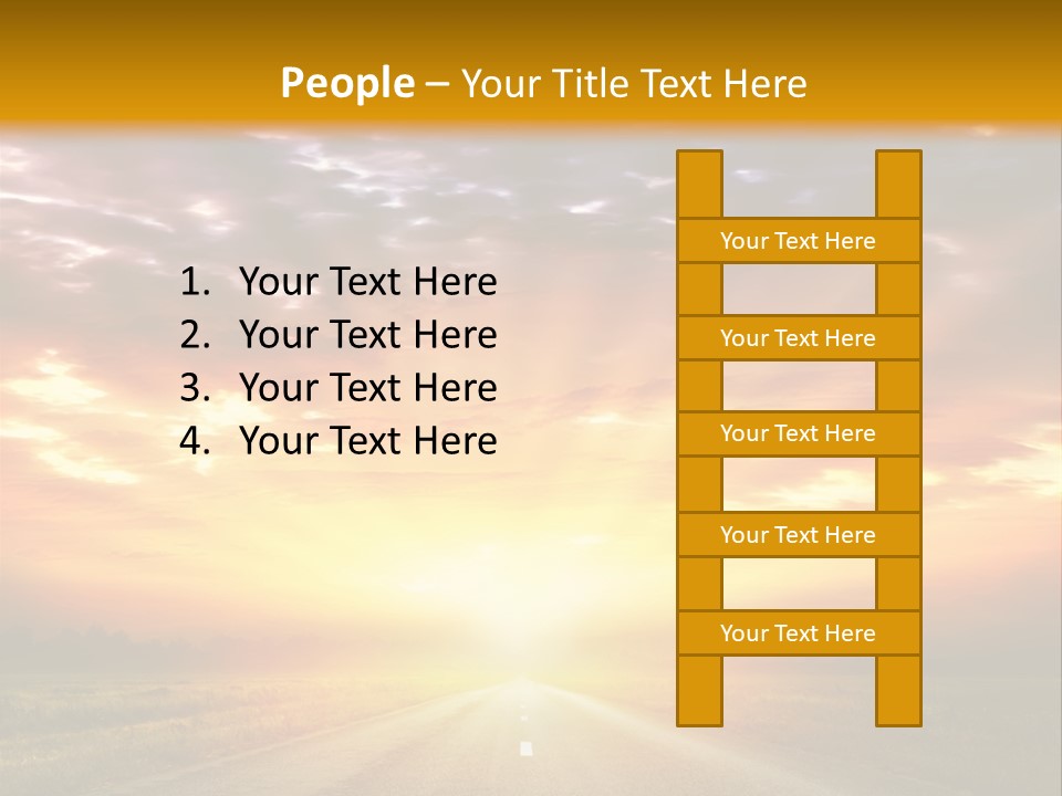 Movement Nature Hill PowerPoint Template