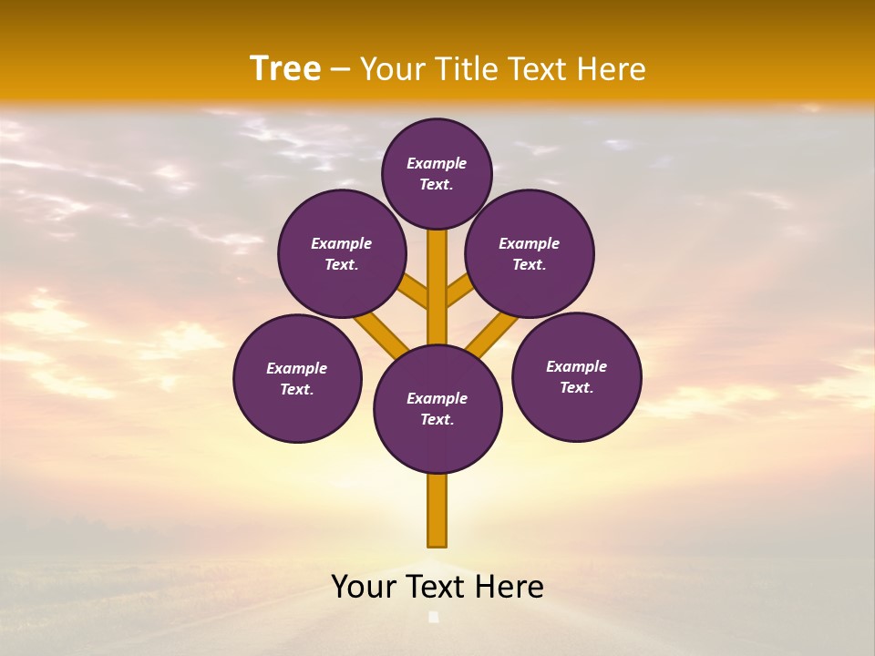 Movement Nature Hill PowerPoint Template