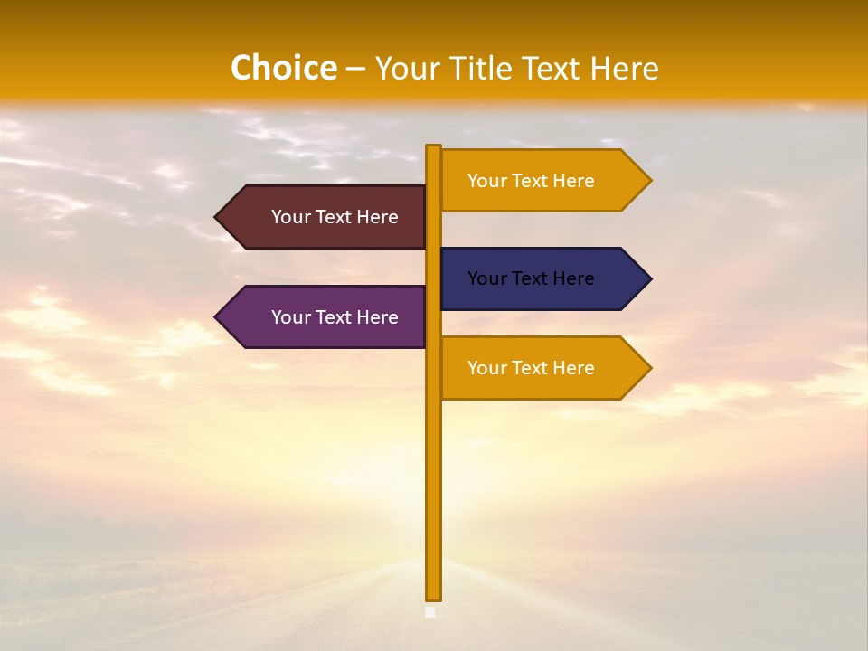 Movement Nature Hill PowerPoint Template