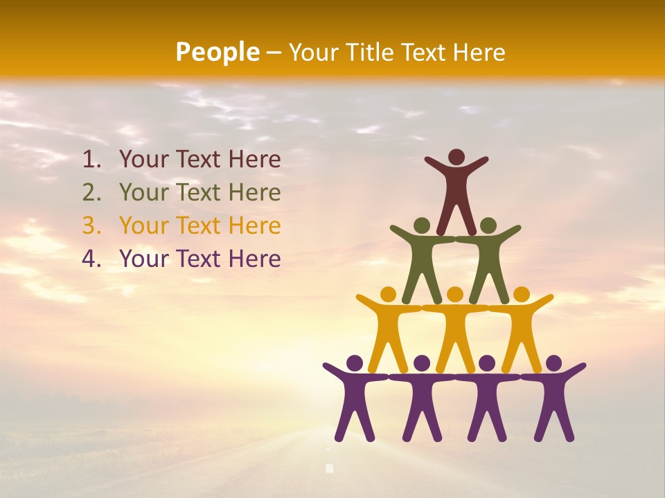 Movement Nature Hill PowerPoint Template