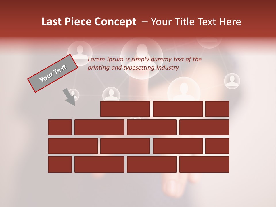 Message Arrow Like PowerPoint Template