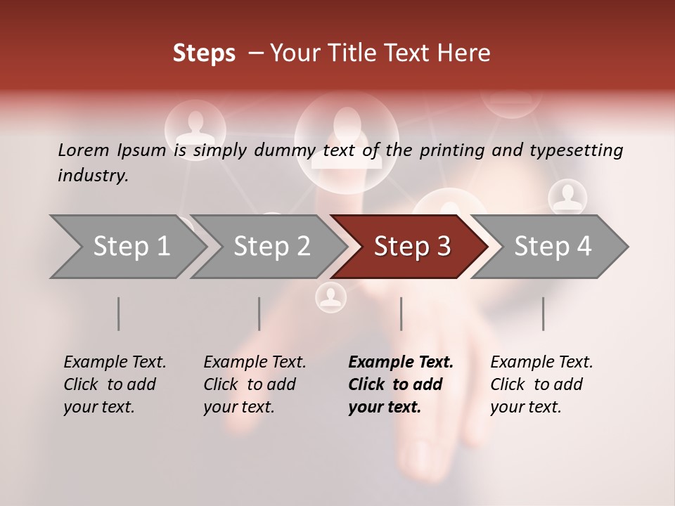 Message Arrow Like PowerPoint Template