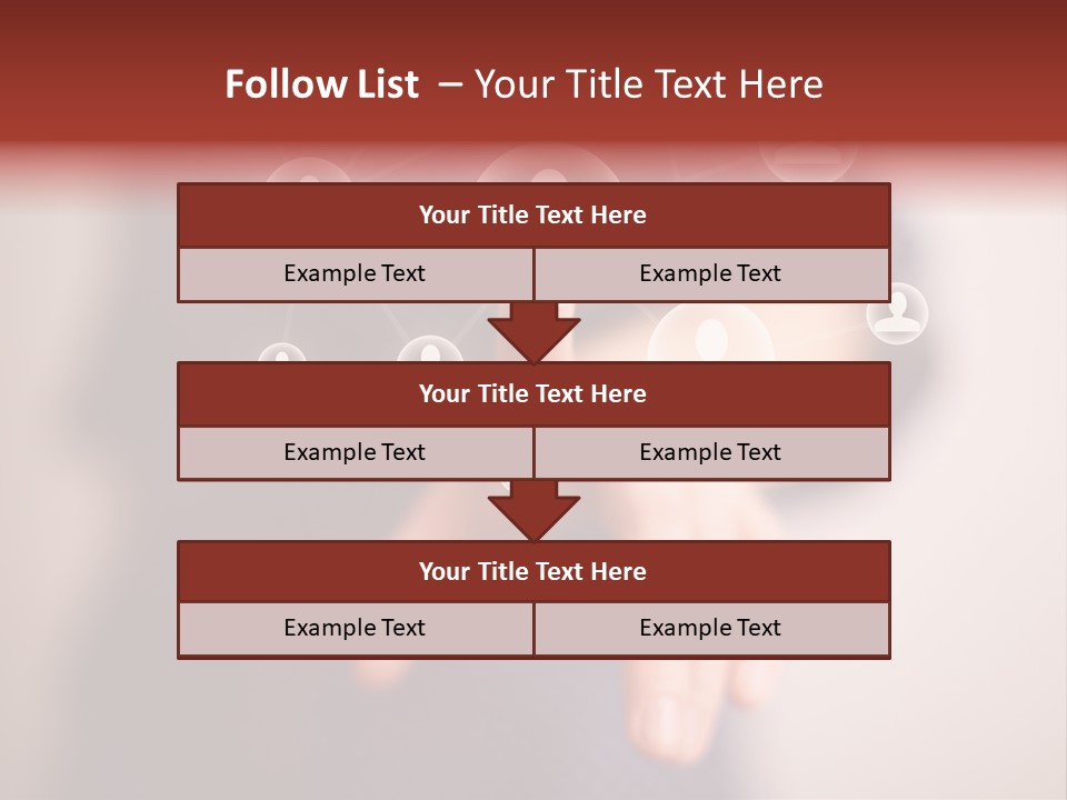 Message Arrow Like PowerPoint Template