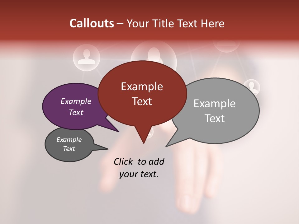 Message Arrow Like PowerPoint Template