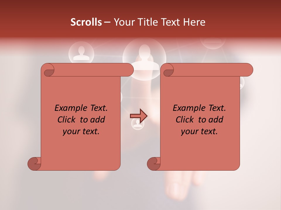 Message Arrow Like PowerPoint Template