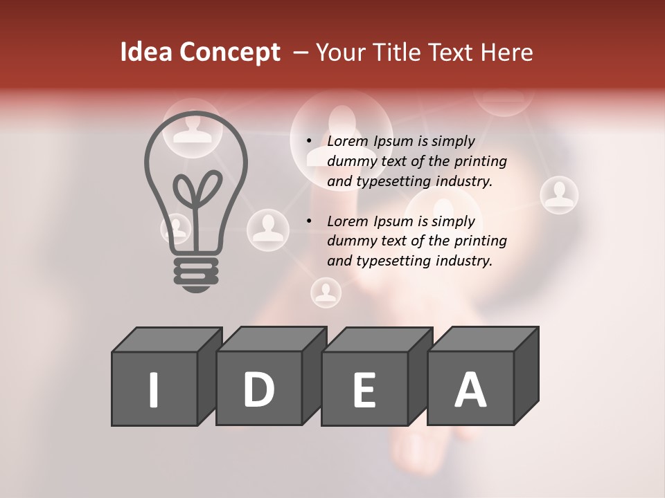 Message Arrow Like PowerPoint Template