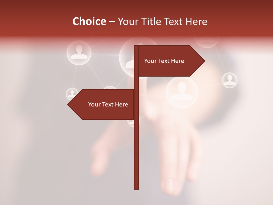 Message Arrow Like PowerPoint Template