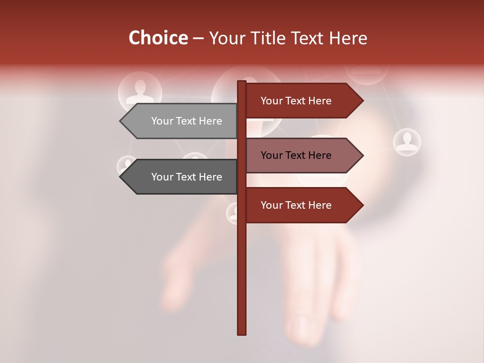 Message Arrow Like PowerPoint Template