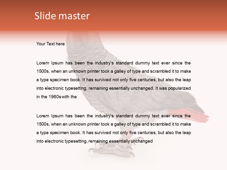 Small African Portrait PowerPoint Template