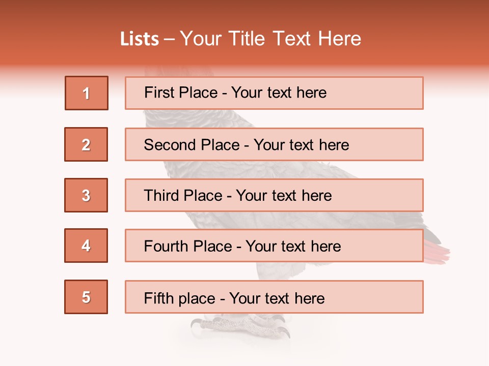 Small African Portrait PowerPoint Template