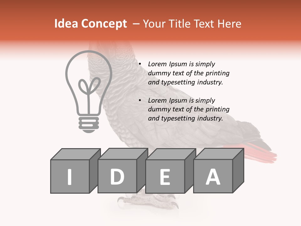 Small African Portrait PowerPoint Template