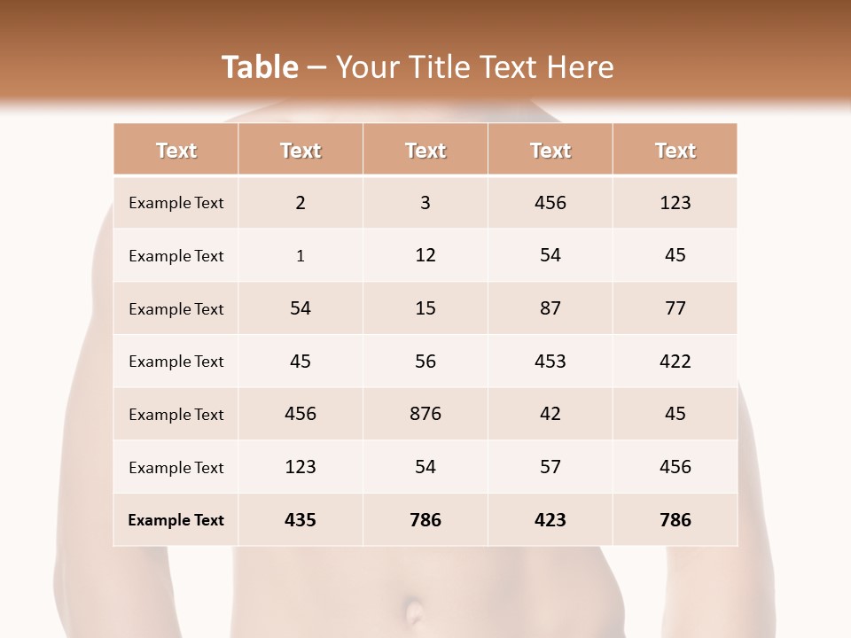 Background Workout Healthy PowerPoint Template