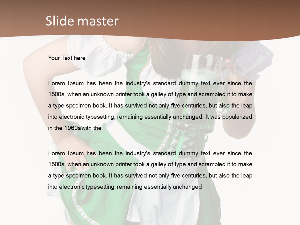 Beautiful Laughing Cheerful PowerPoint Template