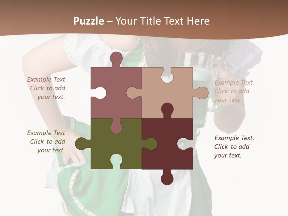 Beautiful Laughing Cheerful PowerPoint Template