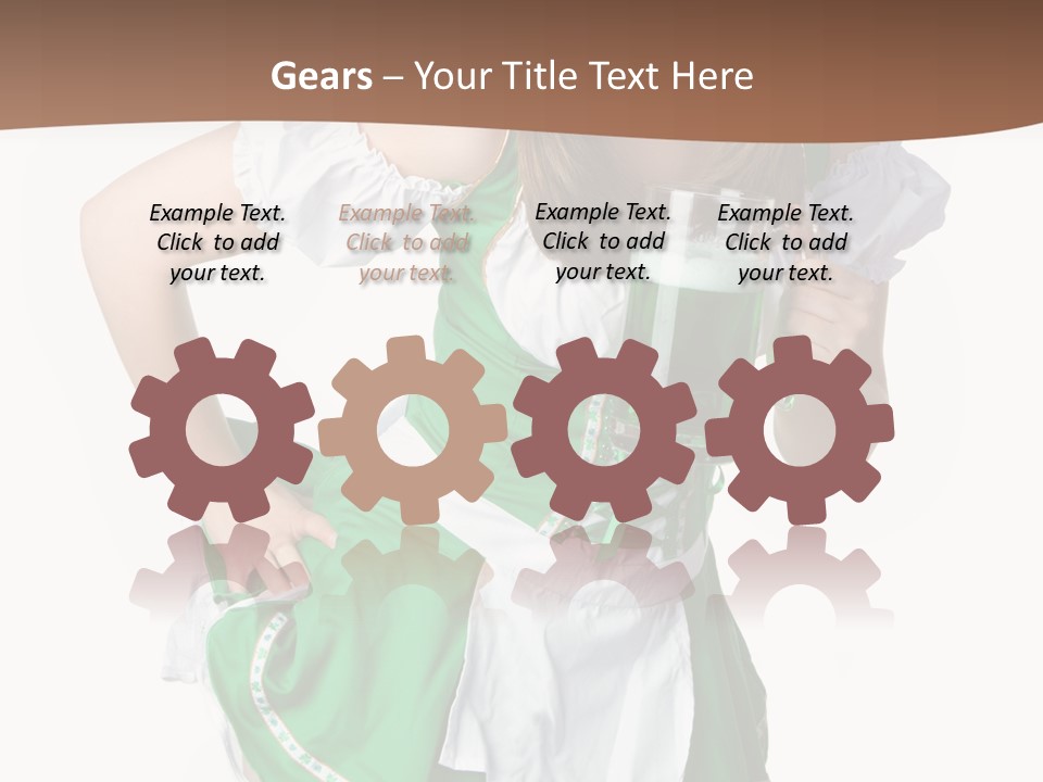 Beautiful Laughing Cheerful PowerPoint Template