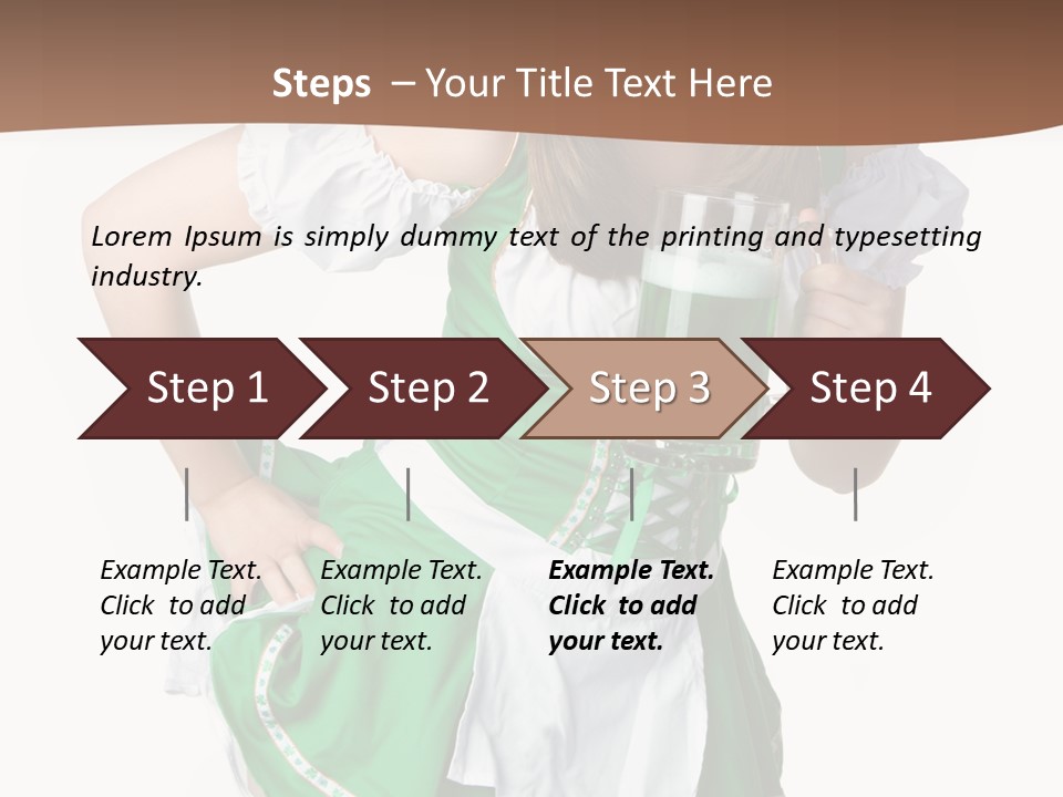 Beautiful Laughing Cheerful PowerPoint Template