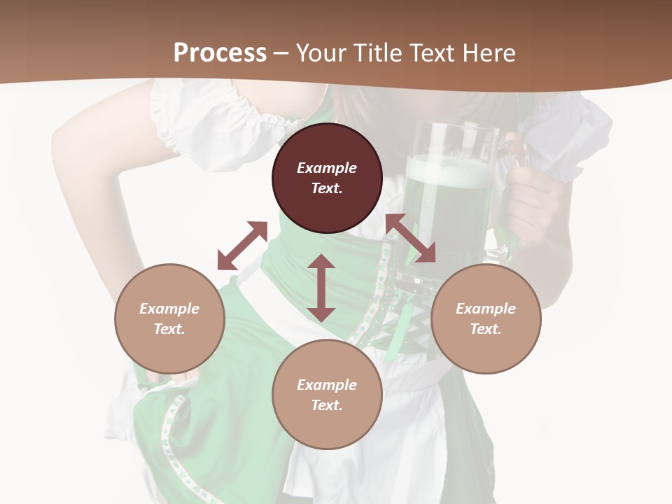 Beautiful Laughing Cheerful PowerPoint Template