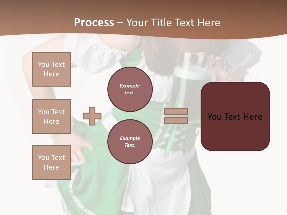 Beautiful Laughing Cheerful PowerPoint Template