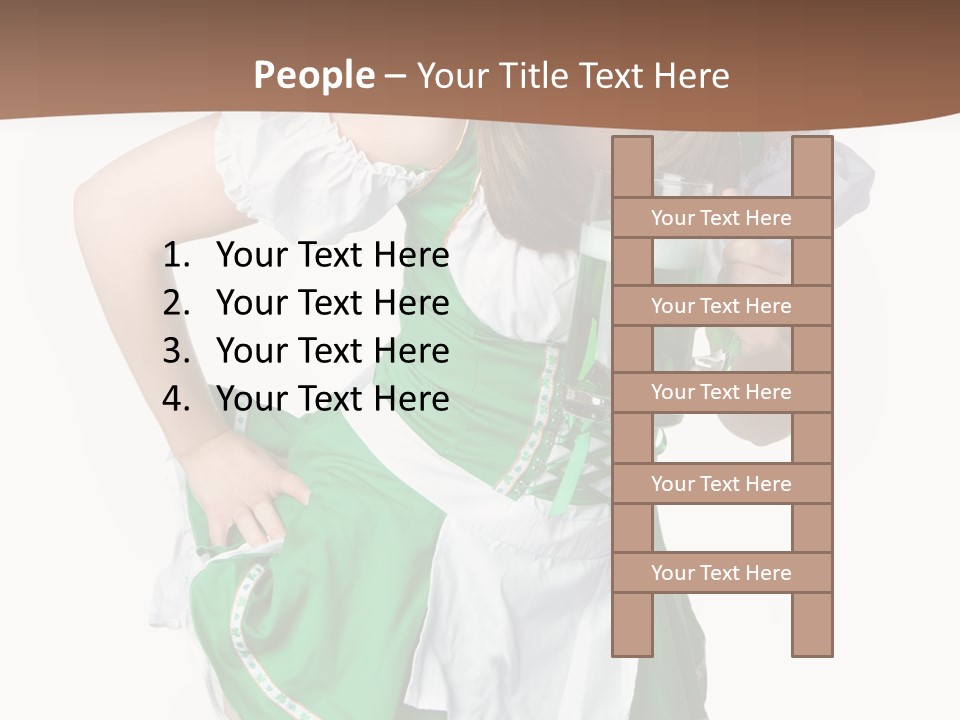 Beautiful Laughing Cheerful PowerPoint Template