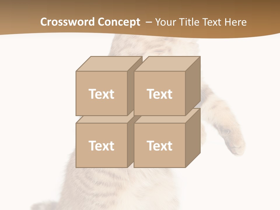 Carnivore Pet Looking PowerPoint Template