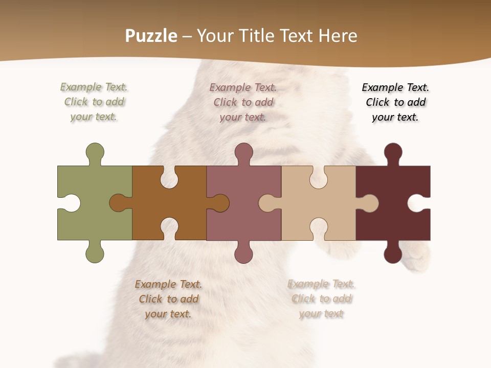 Carnivore Pet Looking PowerPoint Template