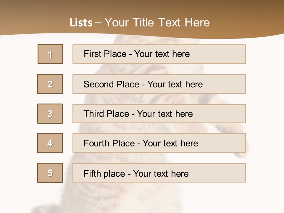 Carnivore Pet Looking PowerPoint Template