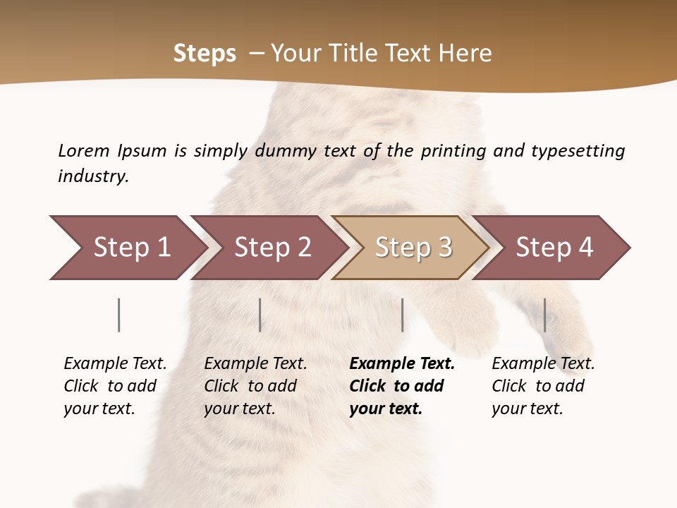 Carnivore Pet Looking PowerPoint Template