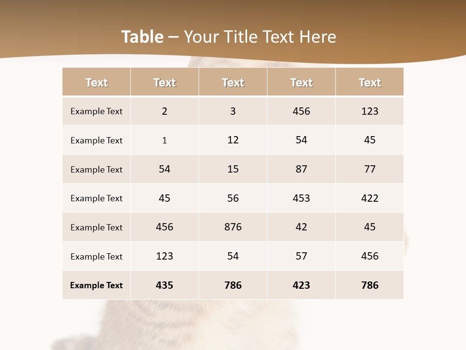 Carnivore Pet Looking PowerPoint Template