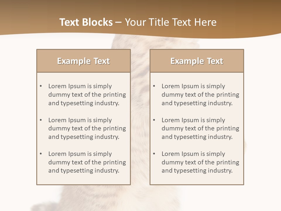 Carnivore Pet Looking PowerPoint Template